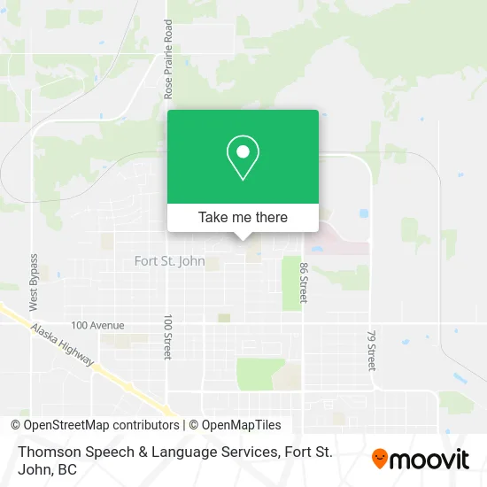 Thomson Speech & Language Services map