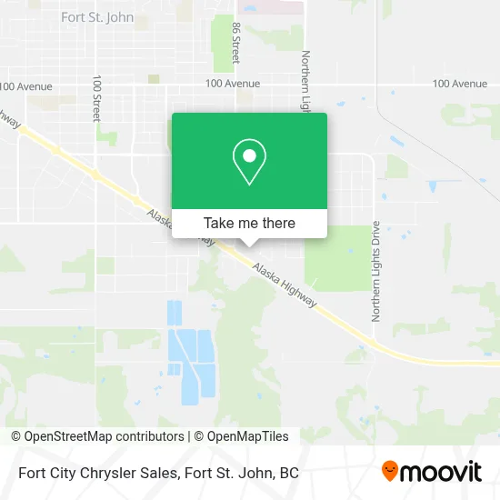 Fort City Chrysler Sales map
