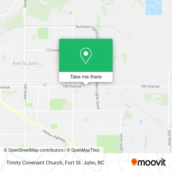 Trinity Covenant Church map
