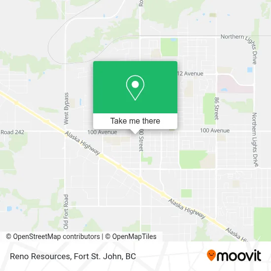 Reno Resources map