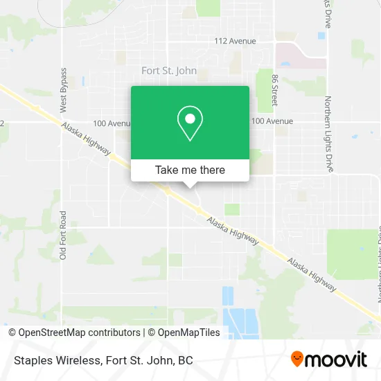Staples Wireless map