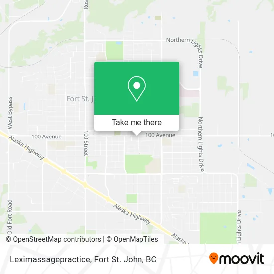 Leximassagepractice map