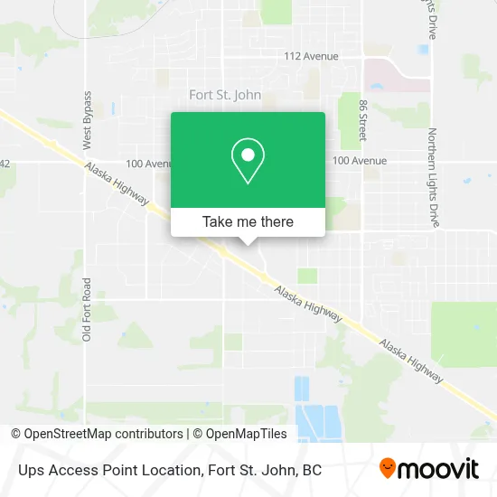 Ups Access Point Location map