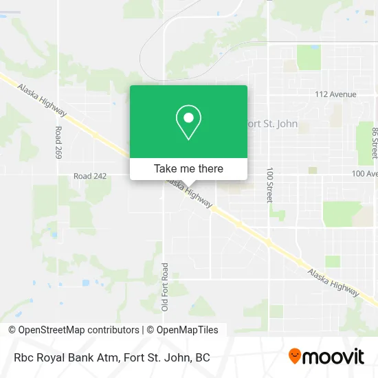 Rbc Royal Bank Atm map