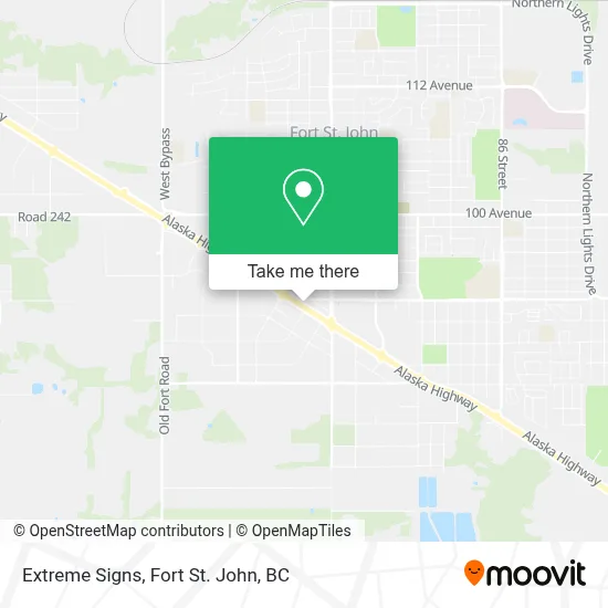 Extreme Signs map