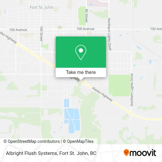 Albright Flush Systems map