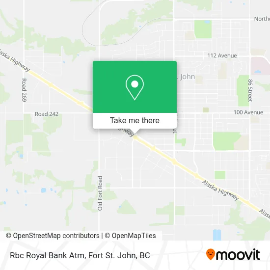 Rbc Royal Bank Atm map