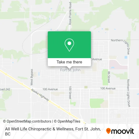 All Well Life Chiropractic & Wellness map