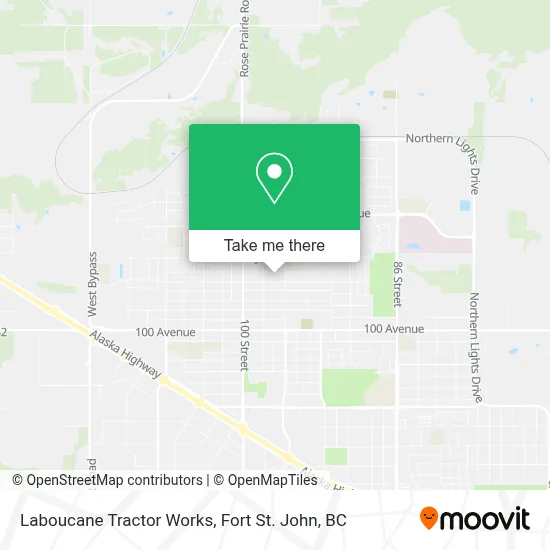 Laboucane Tractor Works map
