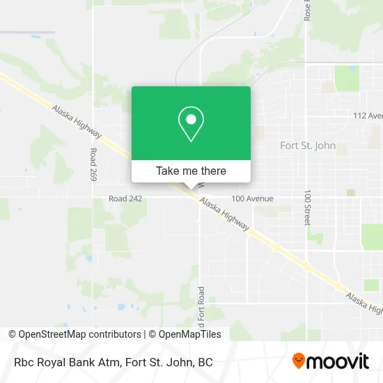 Rbc Royal Bank Atm map
