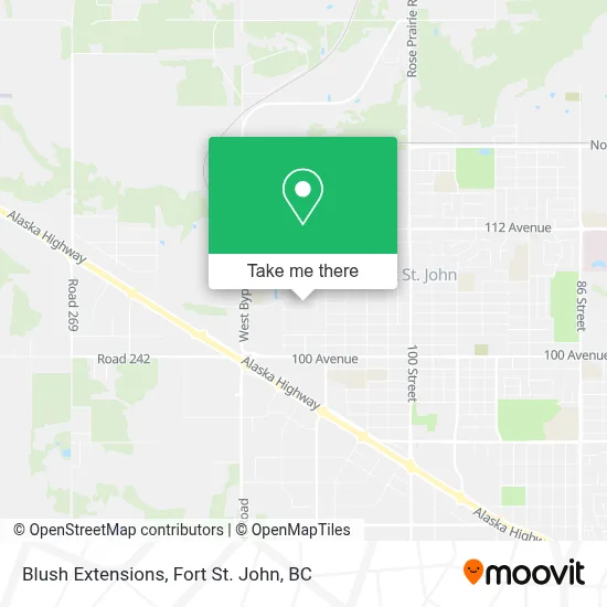 Blush Extensions map