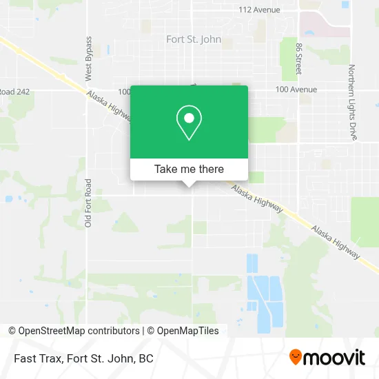 Fast Trax map