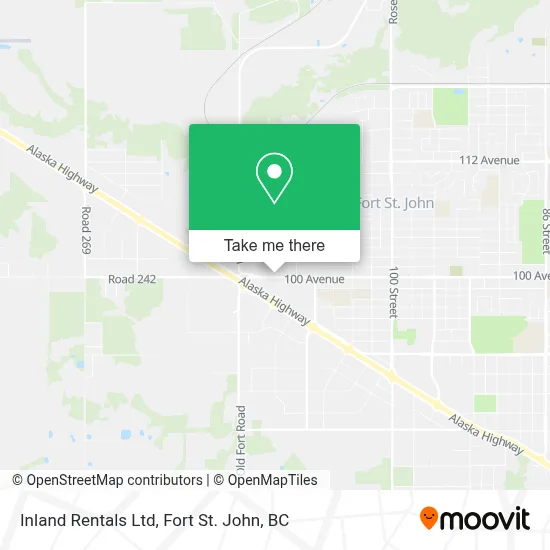 Inland Rentals Ltd map