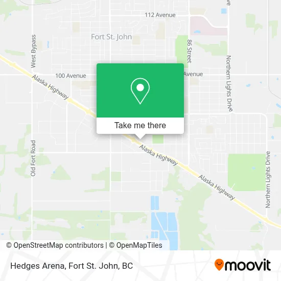 Hedges Arena map