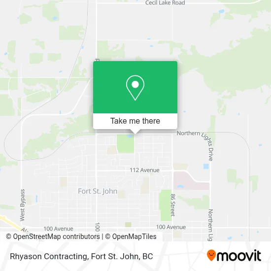 Rhyason Contracting map