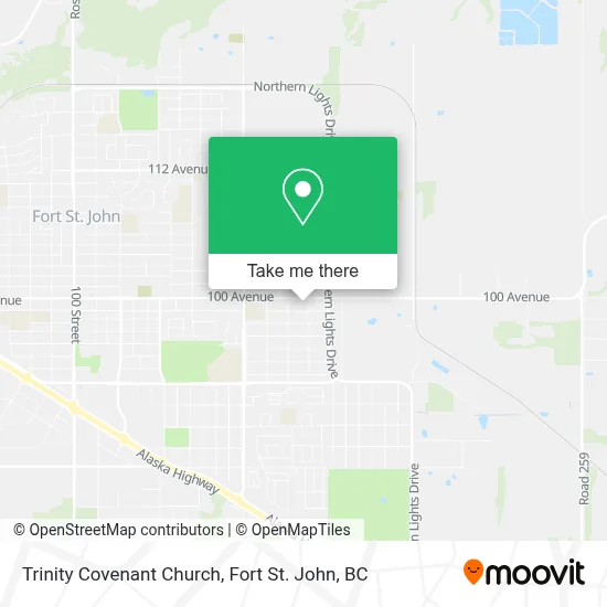 Trinity Covenant Church map