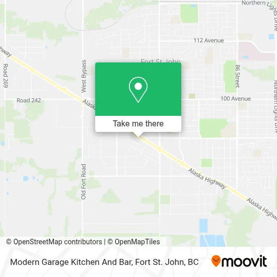 Modern Garage Kitchen And Bar map