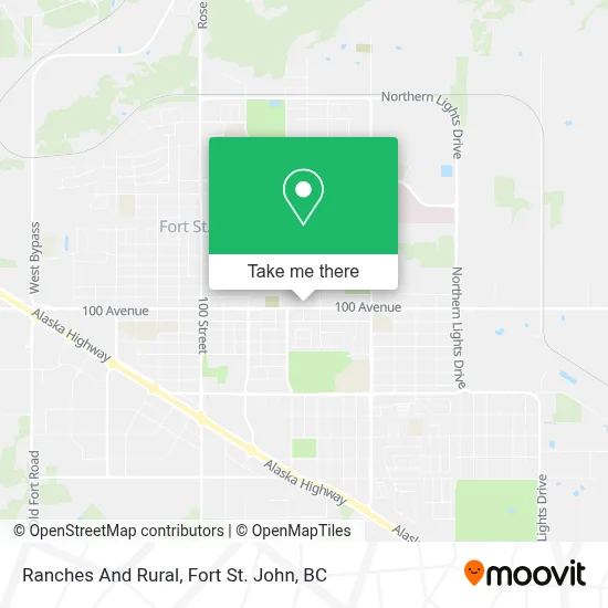Ranches And Rural map