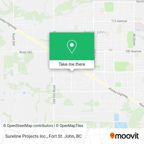 Sureline Projects Inc. map