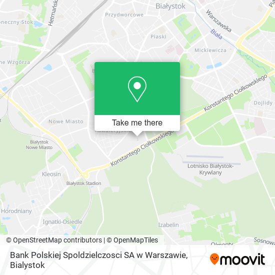Карта Bank Polskiej Spoldzielczosci SA w Warszawie