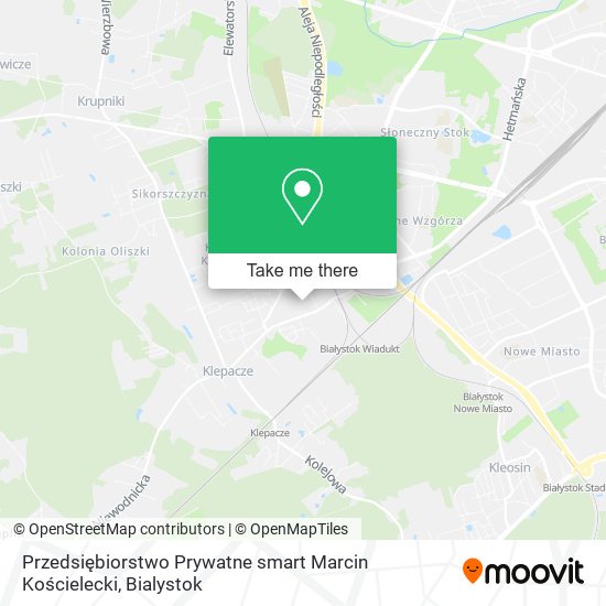 Przedsiębiorstwo Prywatne smart Marcin Kościelecki map