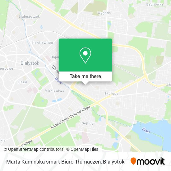Marta Kamińska smart Biuro Tłumaczeń map