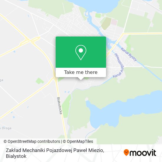 Карта Zakład Mechaniki Pojazdowej Paweł Miezio