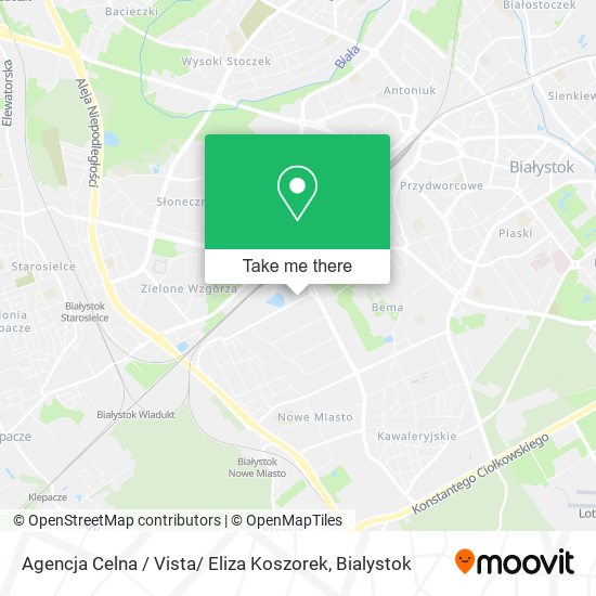 Agencja Celna / Vista/ Eliza Koszorek map