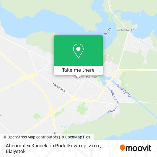 Карта Abcomplex Kancelaria Podatkowa sp. z o.o.