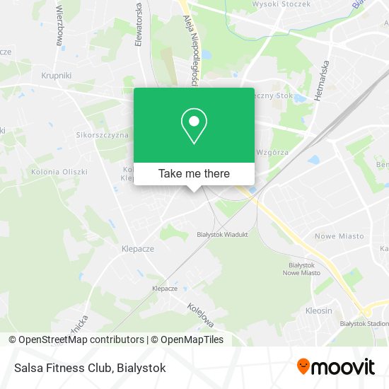 Salsa Fitness Club map