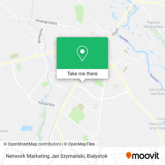Network Marketing Jan Szymański map