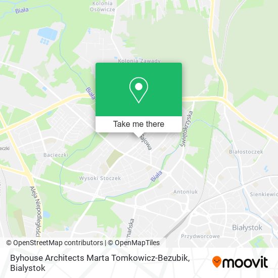Byhouse Architects Marta Tomkowicz-Bezubik map