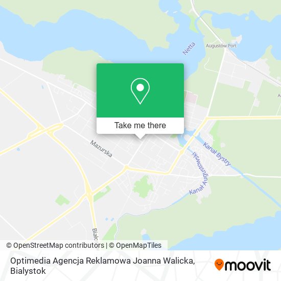 Карта Optimedia Agencja Reklamowa Joanna Walicka