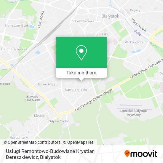 Usługi Remontowo-Budowlane Krystian Dereszkiewicz map