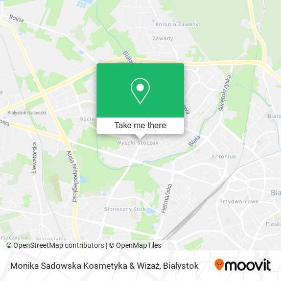 Карта Monika Sadowska Kosmetyka & Wizaż