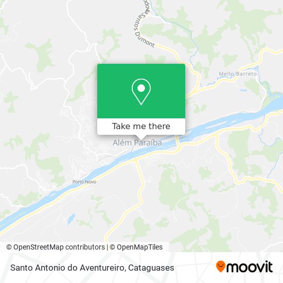 Santo Antonio do Aventureiro map