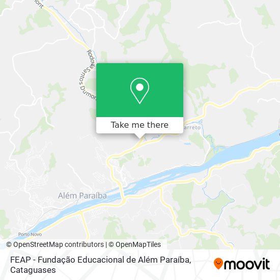 Mapa FEAP - Fundação Educacional de Além Paraíba