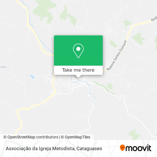 Associação da Igreja Metodista map