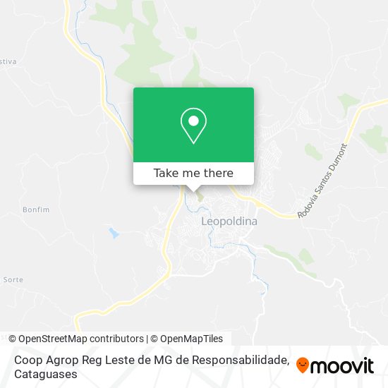 Coop Agrop Reg Leste de MG de Responsabilidade map