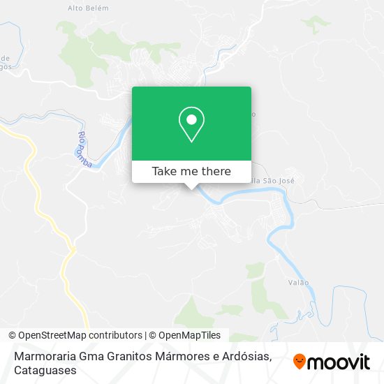 Marmoraria Gma Granitos Mármores e Ardósias map