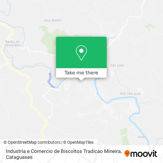 Mapa Industria e Comercio de Biscoitos Tradicao Mineira