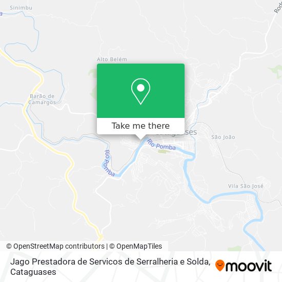 Mapa Jago Prestadora de Servicos de Serralheria e Solda