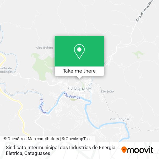 Mapa Sindicato Intermunicipal das Industrias de Energia Eletrica