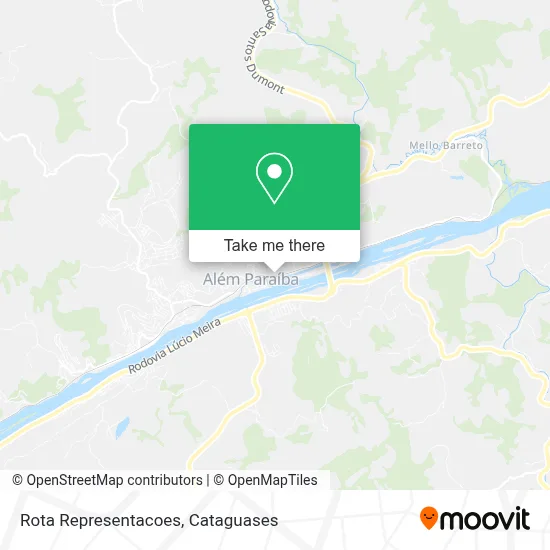 Rota Representacoes map