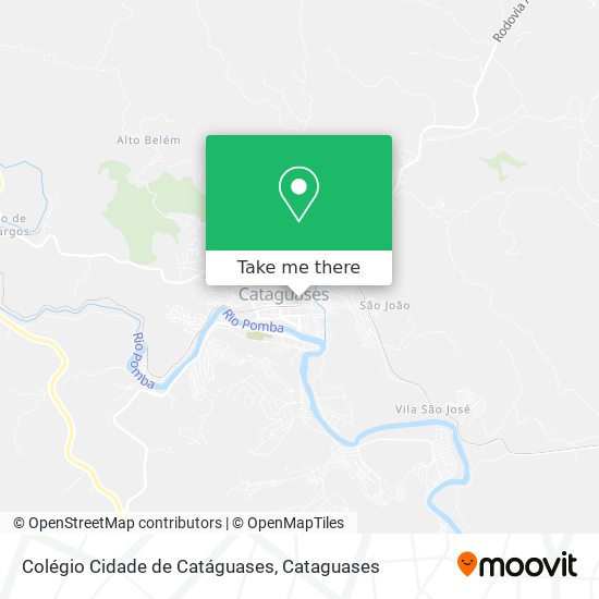 Colégio Cidade de Catáguases map