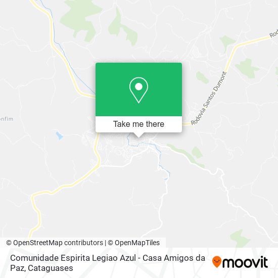 Comunidade Espirita Legiao Azul - Casa Amigos da Paz map