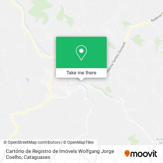 Mapa Cartório de Registro de Imóveis Wolfgang Jorge Coelho