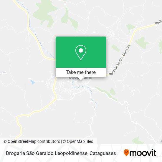 Mapa Drogaria São Geraldo Leopoldinense