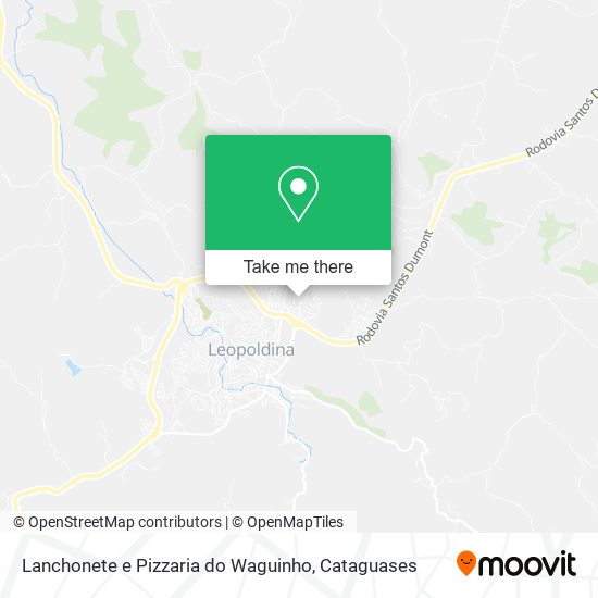 Lanchonete e Pizzaria do Waguinho map