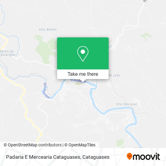 Mapa Padaria E Mercearia Cataguases